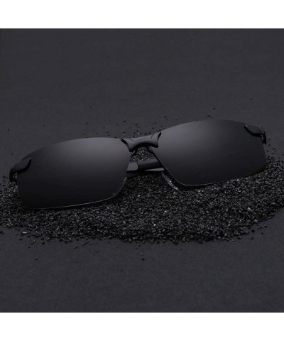 Goggle Sunglasses for Men Women Polarized Sunglasses Goggles Glasses Sunglasses Night Driving Glasses - Black - CZ18QMZ3ARG $...