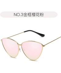 Rimless Women Cat Eye Sunglasses Fashion New Retro Metal Frame Lens Vintage Luxury Mirror - 1 - CC198ZYG4RK $37.87