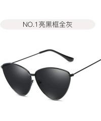 Rimless Women Cat Eye Sunglasses Fashion New Retro Metal Frame Lens Vintage Luxury Mirror - 1 - CC198ZYG4RK $37.87