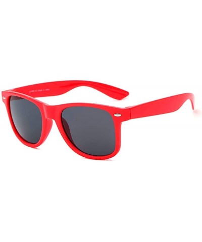 Oval Sunglases First Edition - Red - CR18UO8WDU0 $17.33