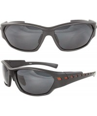 Wrap Polarized Shades Wrap Around Fashion Sunglasses - Brown - CK11BDO6Z2L $13.16