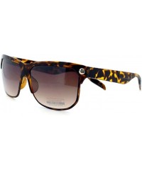 Rectangular Mens Fashion Sunglasses Rectangular Designer Style Shades UV 400 - Tortoise - C81264QWR8X $8.62