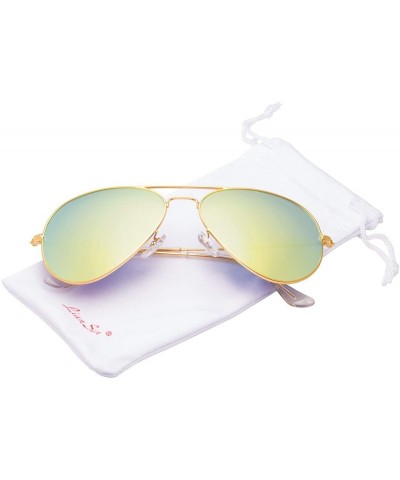 Aviator Wholesale Stylish Bulk Lot Aviator Party Sunglasses Bulk for Men and Women 3025 Shipping from USA - 12 PACK - C418GYI...