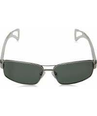 Wrap Dakota Watch Company Men's Wrap Polarized Sunglasses - Bronze/Green - CU11SD2ERUX $94.05