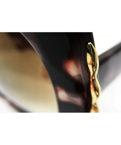 Butterfly 8218 Premium Oversize XXL Women Brand Designer Square Bold Style Thick Frame Candy Fashion Sunglasses - Black - CS1...