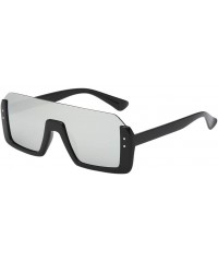 Aviator Men Vintage Eye Sunglasses Retro Eyewear Fashion UV Protection Luxury Accessory (Gray) - Gray - CZ195N2I762 $9.07