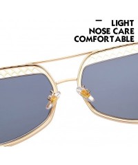Sport Vintage Ocean Color Metal Frame Oversized Fits Over Sunglasses for Women - Purple - C71808IDGWG $30.24