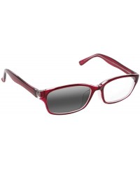 Rectangular Womens Photochromic Progressive Multifocal Reading Glass Multiple Focus Eyewear UV400 Sun Readers - Red - C1199OM...