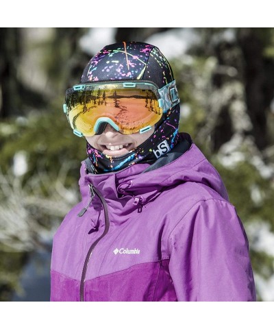 Goggle Kids Balaclava Hood - Tie Dye Orchid - CG18UUEHY6U $18.70