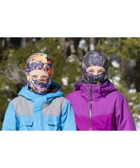 Goggle Kids Balaclava Hood - Tie Dye Orchid - CG18UUEHY6U $18.70