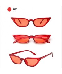 Cat Eye Sunglasses Designer Vintage Transparent Glasses - Leopard - CH198ET280E $24.23