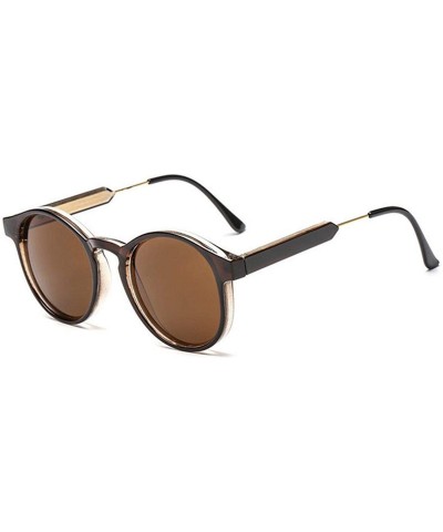Round Round Sunglasses Men Women Unisex Retro Vintage Design Small Sun Glasses Driving Sunglass Ladies Shades - C8197Y6YLYT $...