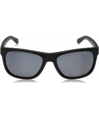 Sport Men's An4143 Fire Drill Square Sunglasses Rectangular - Black / Grey - CK11KMFEOU7 $52.90