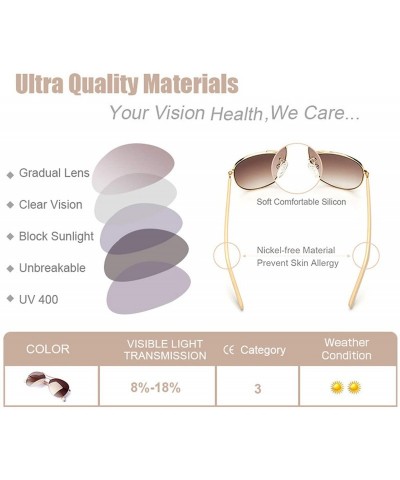 Round Luxury Vintage Sunglasses Women Glasses Ultralight Driving Pilot Polarized Men Gold Frame UV400 Eyewear - Pink - CI199C...