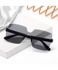 Goggle Fashion Sunglasses Women Ladies Red Yellow Square Sun Glasses Female Driving Shades UV400 Feminino - Purple - CN198ZUA...