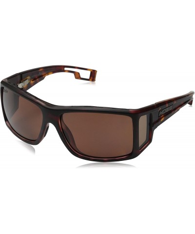 Rectangular Men's Ventana-A010138 Polarized Rectangular Sunglasses - Satin Tortoise - CS12BKRTZGD $96.38