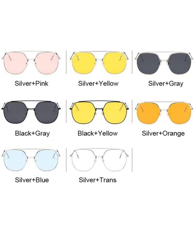 Shield 2020 Retro Round Sunglasses Women Designer Mirror Sun Glasses Female Vintage Lunetteeil Femme - Silverorange - C8198ZM...