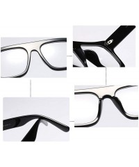 Square Blocking Glasses Unisex Eyeglasses Eyeglass - Blue - C01992XNTSG $11.28