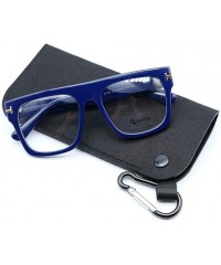 Square Blocking Glasses Unisex Eyeglasses Eyeglass - Blue - C01992XNTSG $11.28