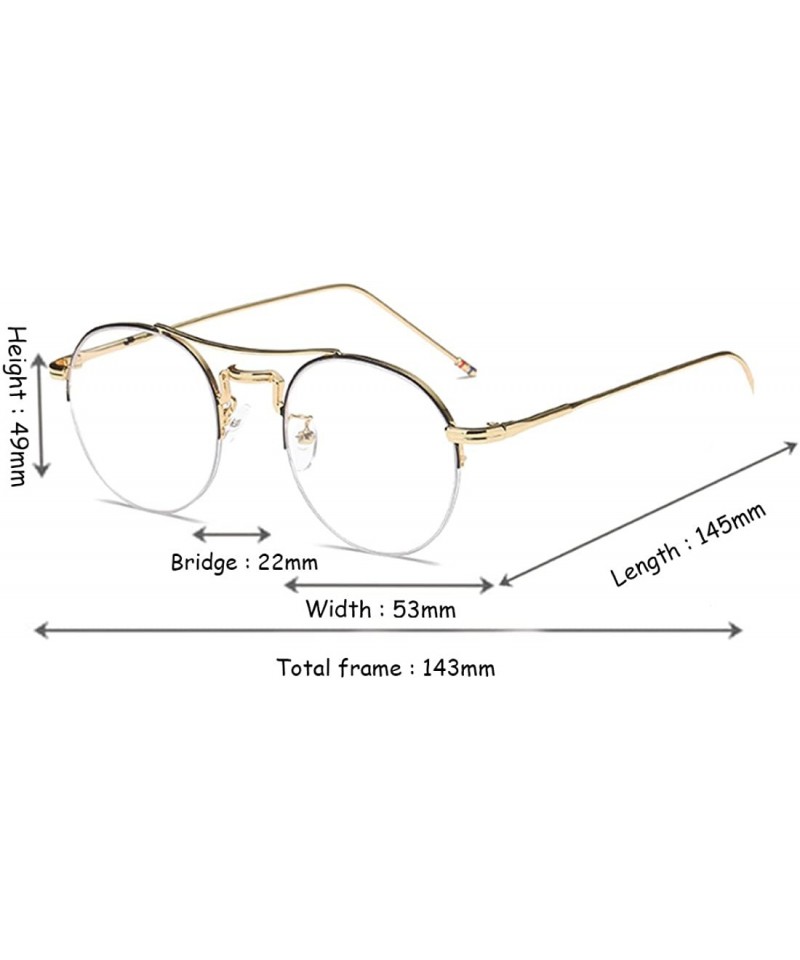 Male and Female Myopia Fashion Glasses Retro Round Frame Glasses ...