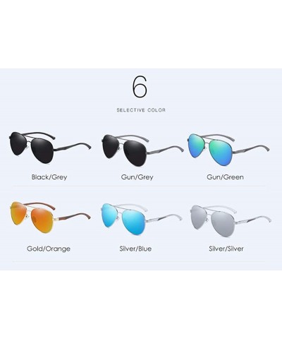 Aviator Polarized Sunglasses Polarized Sun Classic Polarized Driving - F - CW18QQ2DG8D $26.63