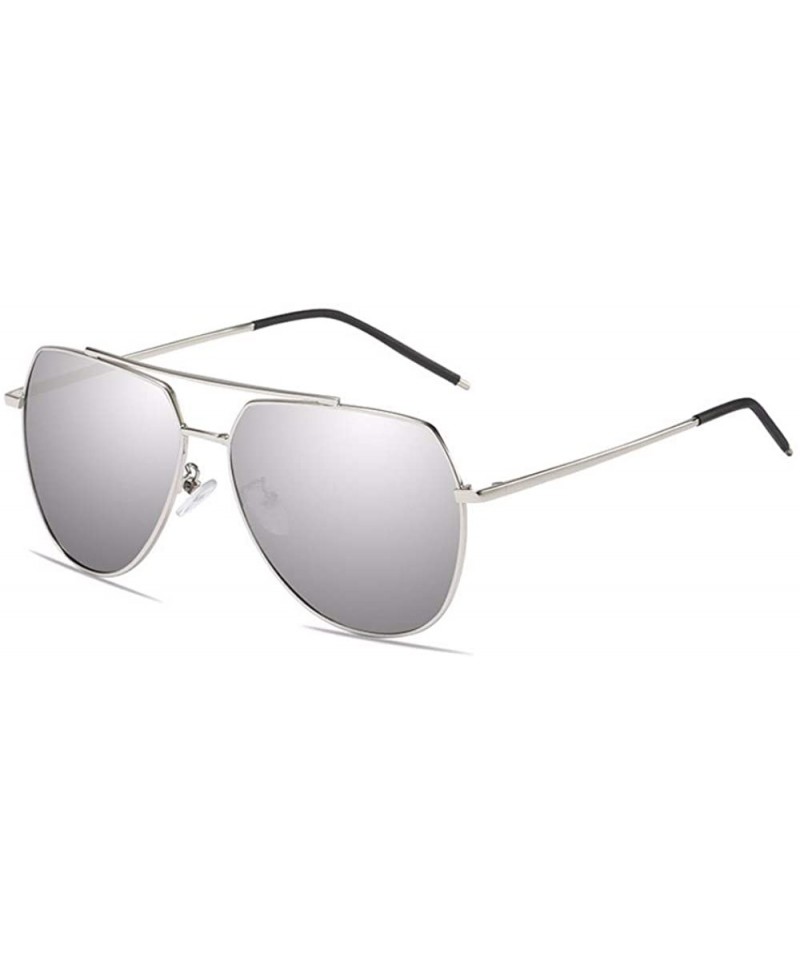 Aviator Men's Polarizing Sunglasses Classic Toad Mirror Antiglare Polarizing Driving Sunglasses - B - C118QQ28Q95 $31.01