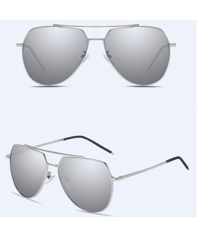 Aviator Men's Polarizing Sunglasses Classic Toad Mirror Antiglare Polarizing Driving Sunglasses - B - C118QQ28Q95 $31.01