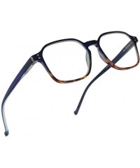Aviator Reading Glasses Two Tone Assorted Strengths - Black- Tortoise- Blue Tortoise - CL18QI2OICQ $44.68