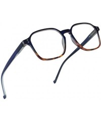 Aviator Reading Glasses Two Tone Assorted Strengths - Black- Tortoise- Blue Tortoise - CL18QI2OICQ $18.57