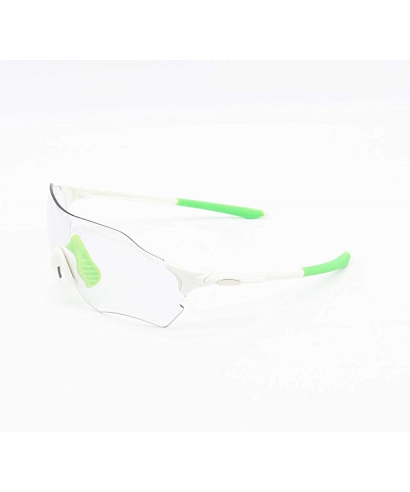 Sport Sports sunglasses color changing glasses riding running sports color sunglasses flat mirror - White and Green - CF18WWW...