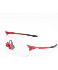 Sport Sports sunglasses color changing glasses riding running sports color sunglasses flat mirror - White and Green - CF18WWW...