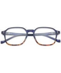 Aviator Reading Glasses Two Tone Assorted Strengths - Black- Tortoise- Blue Tortoise - CL18QI2OICQ $18.57