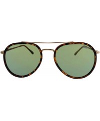 Aviator New York Stark Aviator Sunglasses - Havana - C3196Q4RUCW $24.60