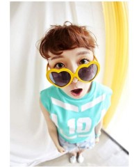 Oversized 8 Pack of Neon Colors Heart Shaped Sunglasses in Bulk for Women Bachelorette Party Favors Accessories - CN196T7LS0E...
