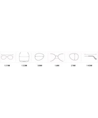 Oversized Fashion Sunglasses Polarized Mirrored Protection - C - CP18YS0CXG0 $6.98