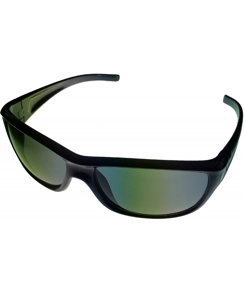 Rectangular Mens Rectangle Black Plastic Sunglass PE02 1 - CH118O021K7 $24.14