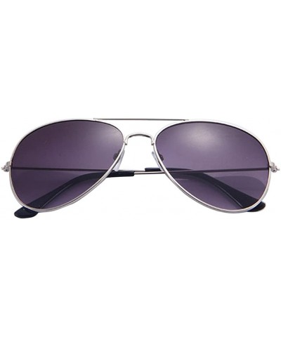 Round Fashion Womens Mirrored Sunglasses - Round Cat Eye Sun Glasses - Classic Metal Frame Aviator Sunglasses - A - CN18DWKD0...