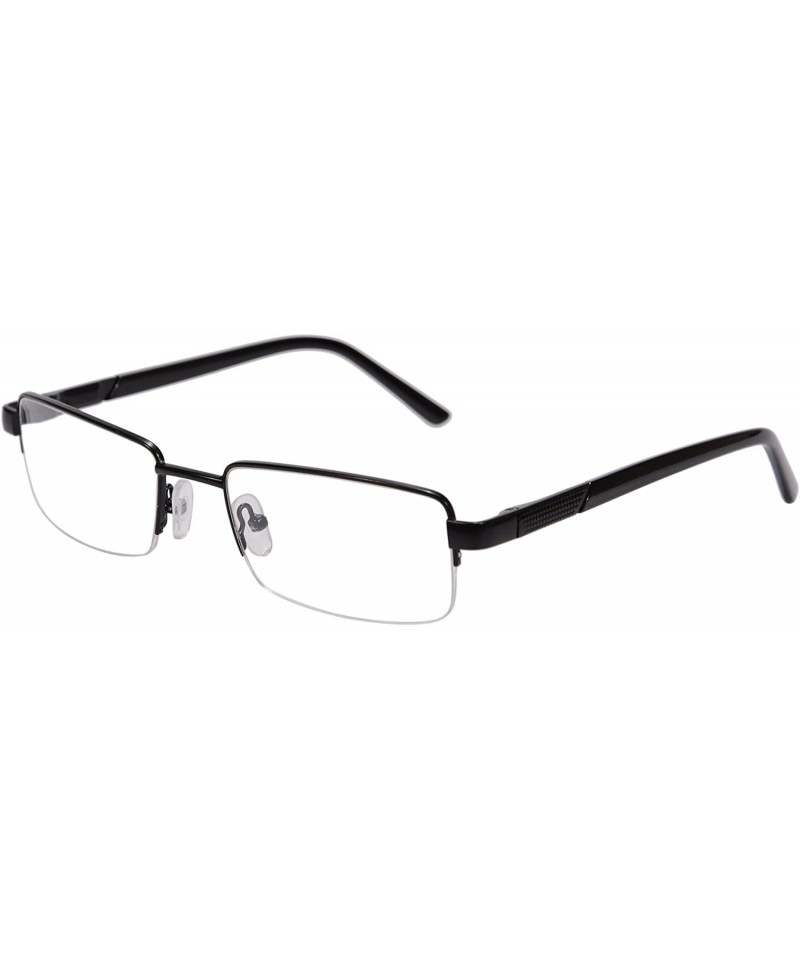 Rectangular Metal Frame Blue Light Blocking Reading Glasses 1.56 Lenses-6334 - C517YI9ED27 $15.23