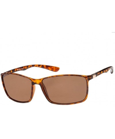 Rectangular 1 Pcs Polarized Thin Light Weight Sport Running Golf Fishing Casual Sunglasses - Choose Color - Tortoise Brown - ...