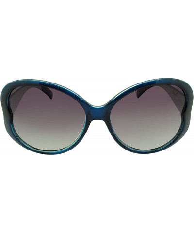 Oversized Polarized Sunglasses for Women - LP10508 - Blue / Purple Gradient Lens - CV18GLNTK5L $18.82