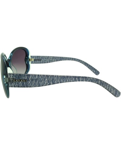Oversized Polarized Sunglasses for Women - LP10508 - Blue / Purple Gradient Lens - CV18GLNTK5L $18.82