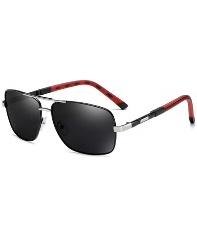 Oval New Men's Polarized Sunglasses Color Film Polarizer Casual Sports Sunglasses Driving Mirror - CE190MQLLW6 $55.58