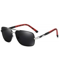 Oval New Men's Polarized Sunglasses Color Film Polarizer Casual Sports Sunglasses Driving Mirror - CE190MQLLW6 $26.65