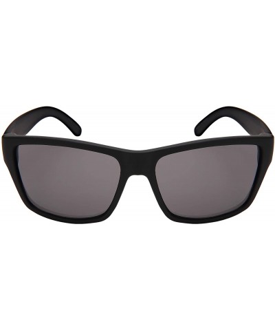 Rectangular Vintage Black Square Sunglasses for Men Women Rectangular Glass 1413 - Matte Black Frame/Grey Lens - CR18M64G88N ...
