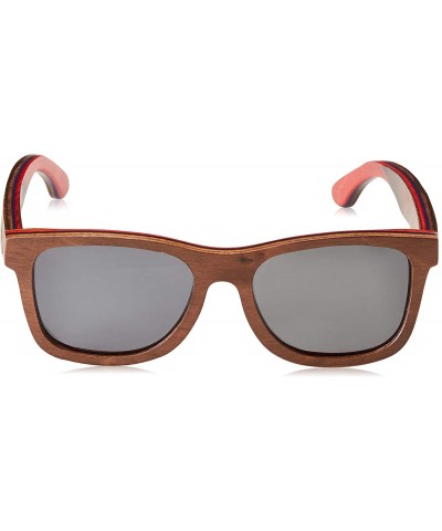 Wayfarer Wood Sunglasses for Men and Women. 100% Maple Wood - Black Minimalist - CT18KK5S6ET $49.44