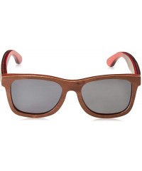 Wayfarer Wood Sunglasses for Men and Women. 100% Maple Wood - Black Minimalist - CT18KK5S6ET $49.44