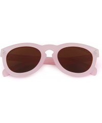 Round Designer Classic Round Circle polarized Sunglasses Men Women Glasses lsp4202 - Pink - C6120YRCY2H $50.08