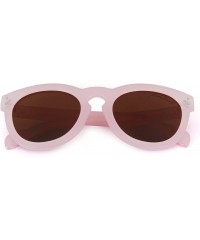 Round Designer Classic Round Circle polarized Sunglasses Men Women Glasses lsp4202 - Pink - C6120YRCY2H $32.93