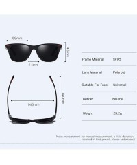 Aviator Polarized sunglasses for men and women Polarized driving Sunglasses - F - CX18QCC6GRW $56.16