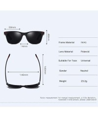 Aviator Polarized sunglasses for men and women Polarized driving Sunglasses - F - CX18QCC6GRW $35.67